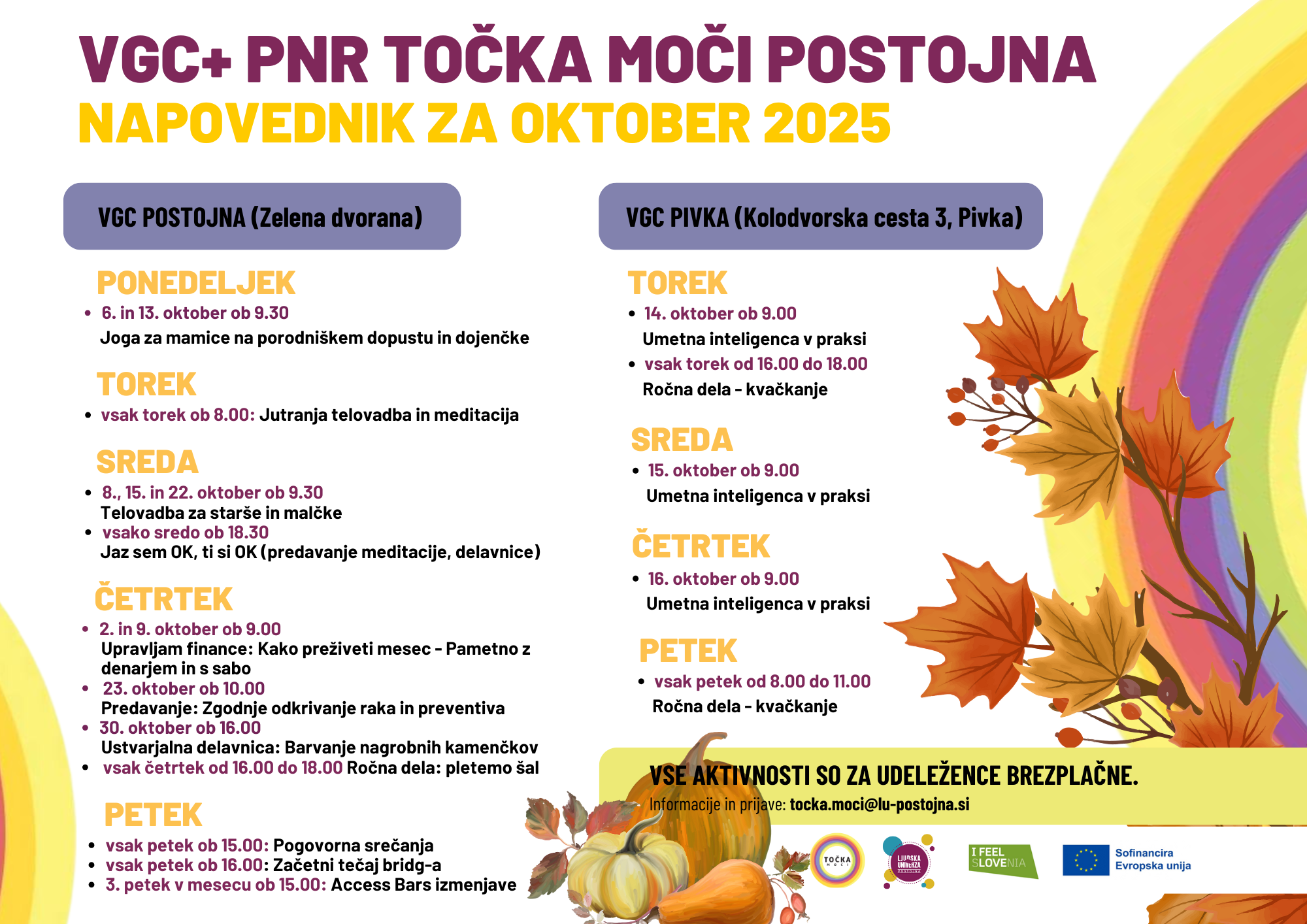 VGC TOČKA MOČI _ oktober 2025